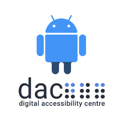 DAC A11yDroid app - Android logo