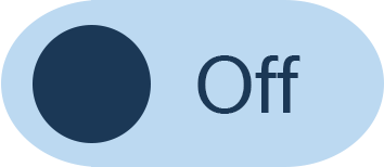 Toggle Switch in an off state