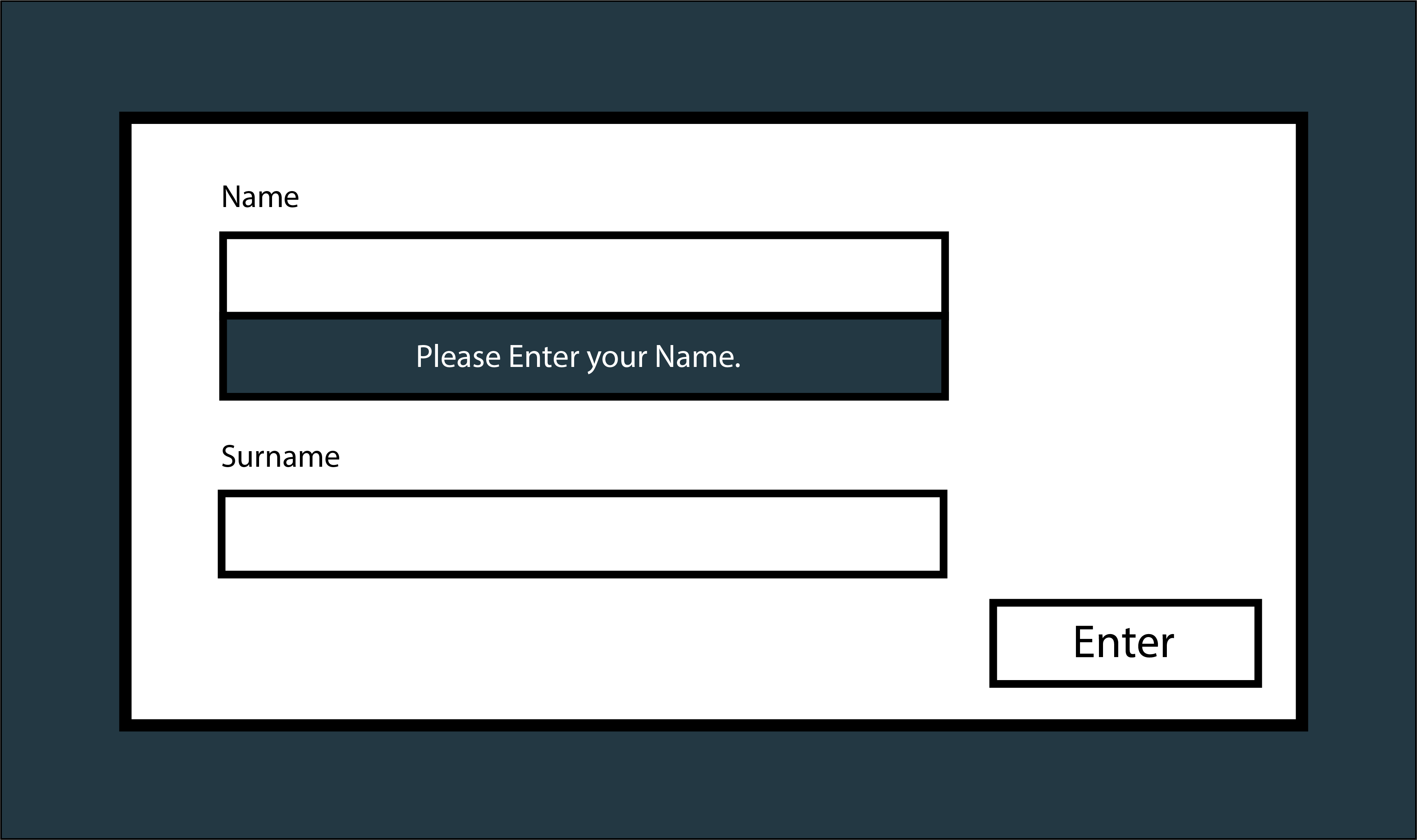 Image containing two form input fields