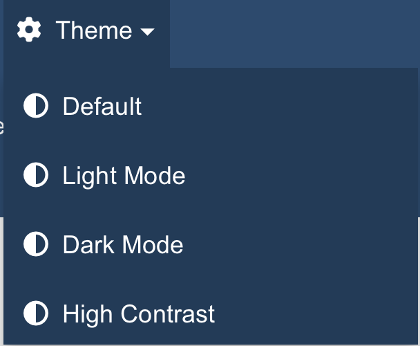 Image showing theme changer